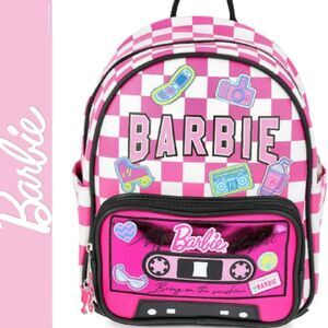 Barbie Play My Music Checkered Mini Backpack